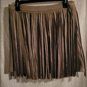 BB Dakota fringe mini shirt.  Zipper in back.  Cowgirl must have. Size 10